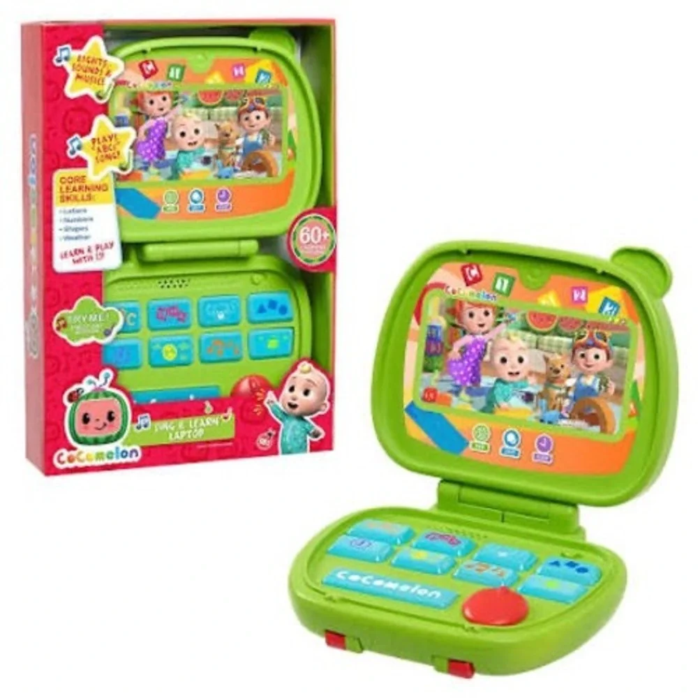 CoComelon Sing and Learn Laptop Toy Lights Music ABC‎ Song Educational Green